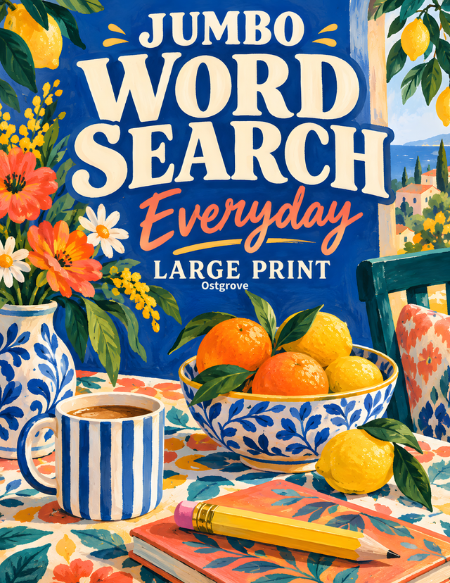 Front cover of Jumbo Word Search: Everyday